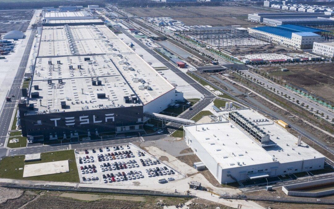 Tesla Gigafactory in Shanghai, China