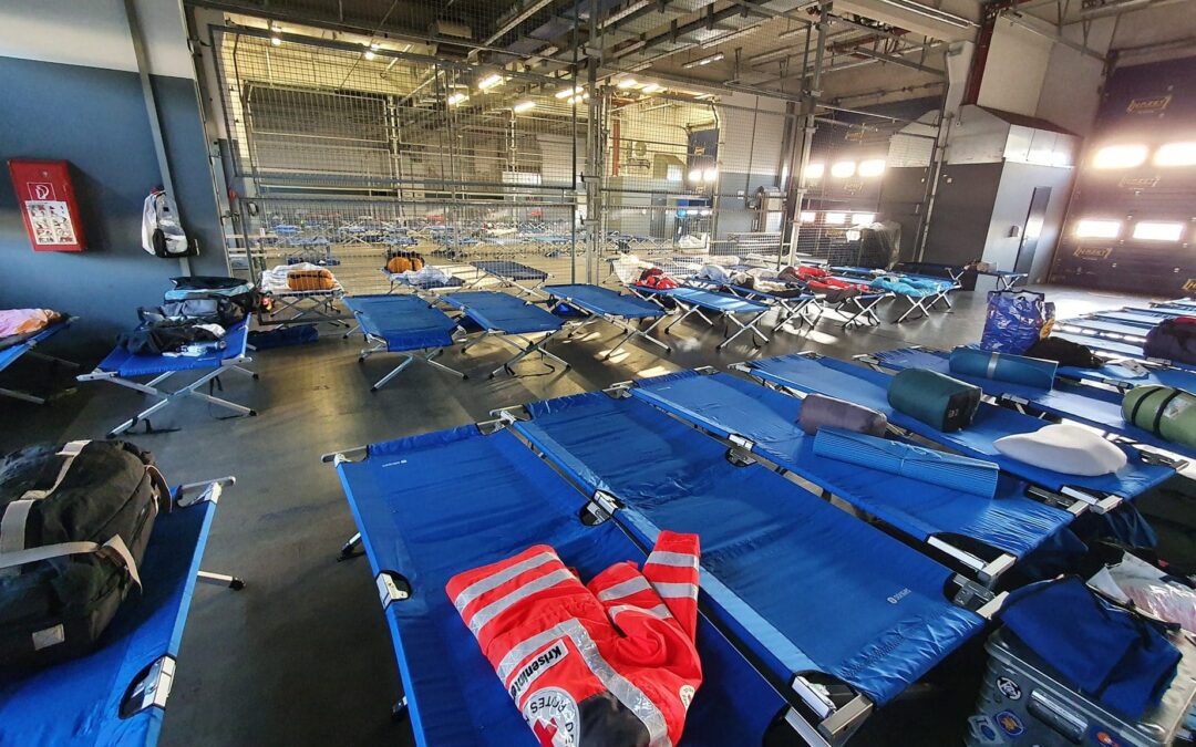Nürburgring turned into temporary sorting center to help with flood relieve