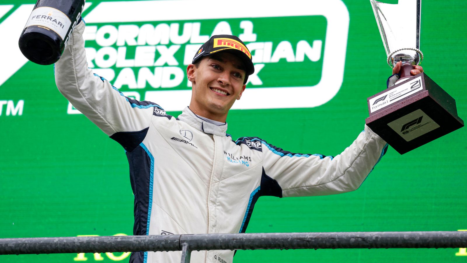 FORMULA 1 : George Russell Embraces First F1 Podium in History Shortest Race