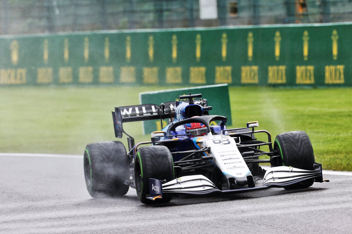 FORMULA 1 : Williams George Russell Secure First Front Row Start at Spa in 20 Years