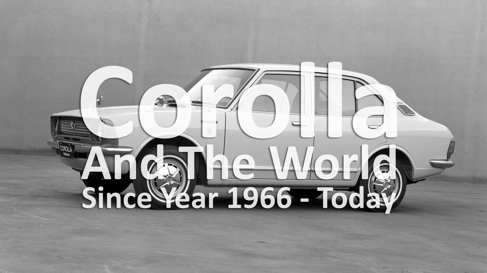 How Toyota Corolla Took Over The World