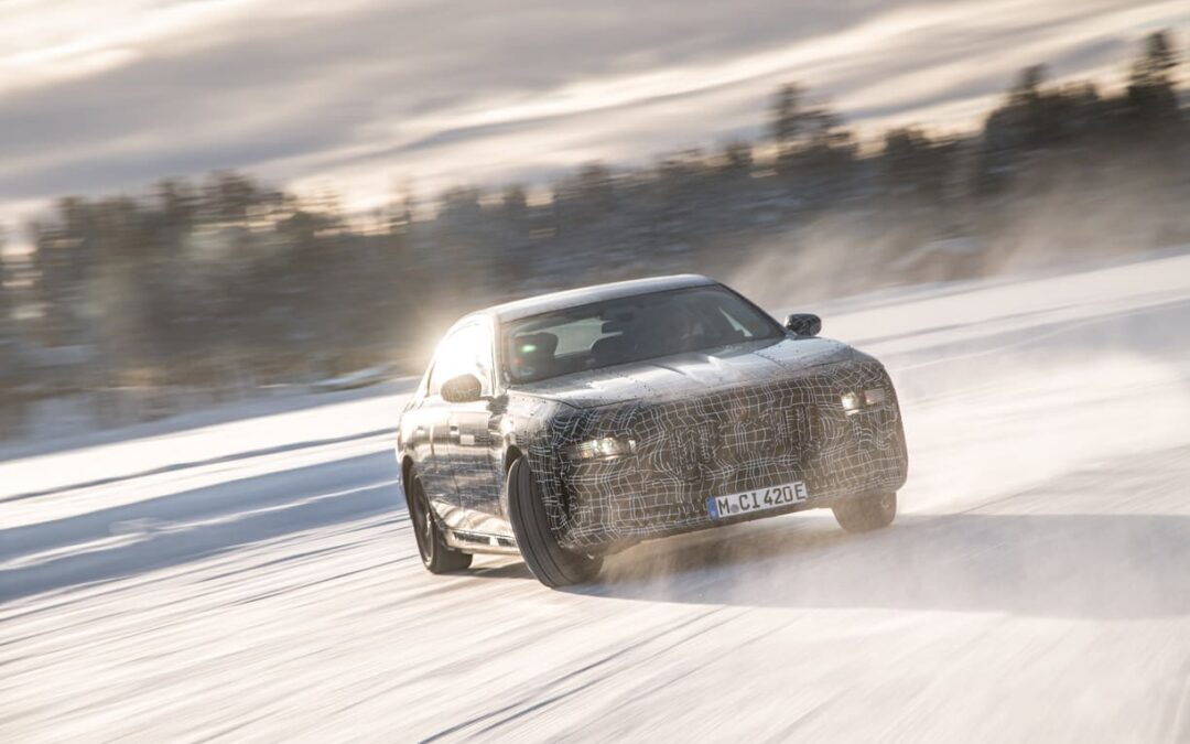 The BMW i7 Undergoes Driving Dynamics Testing At The Polar Circle